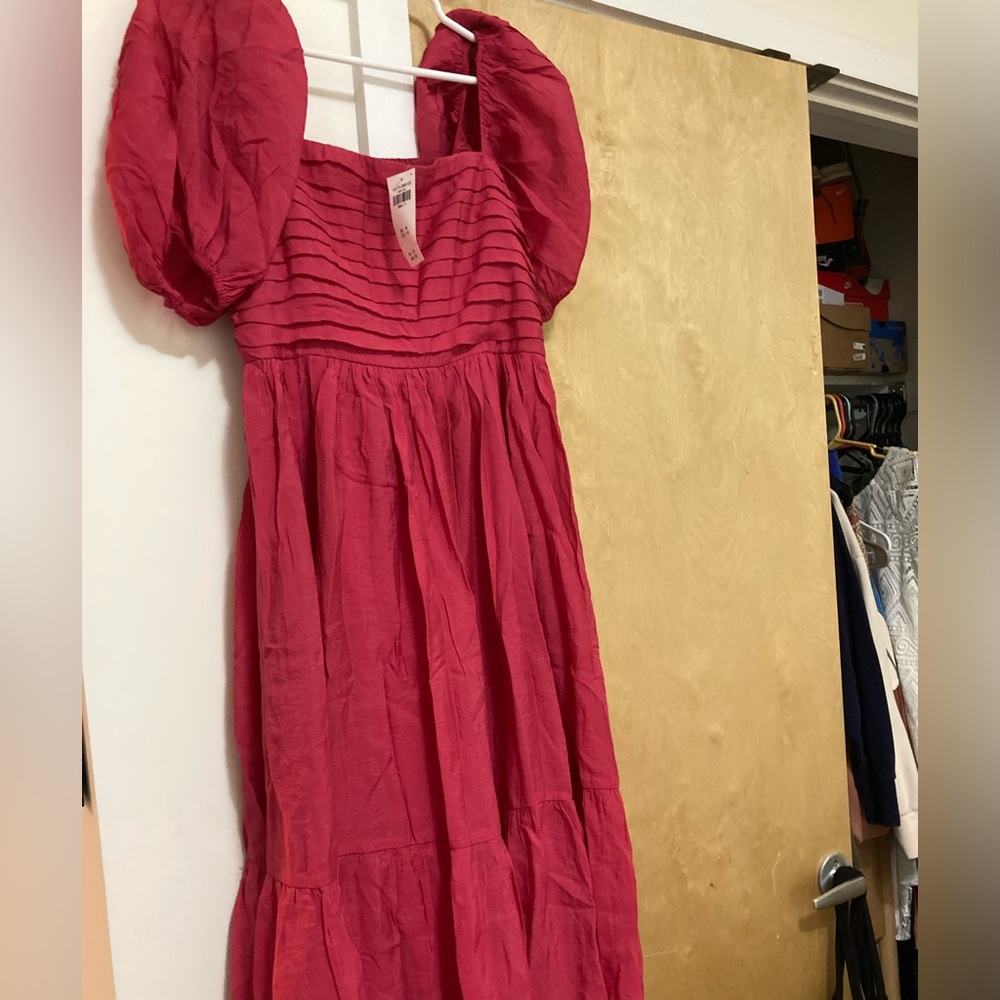 Abercrombie tiered midi dress
